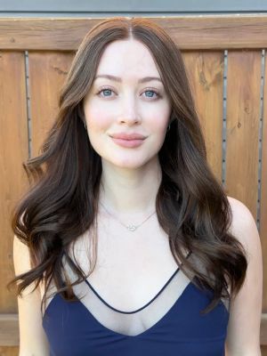 Clara | Lace Front Remy Echthaar Perücke – Tiefes Schokoladenbraun