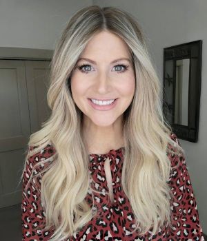 Charlotte | Weißblond Balayage Echthaarperücke | Lace Front | Natürlich & Luxuriös