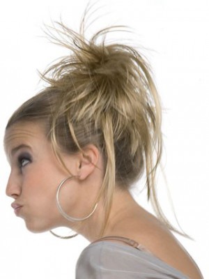 Impulsive Haarsträhne Stil Synthetische Haarkranz