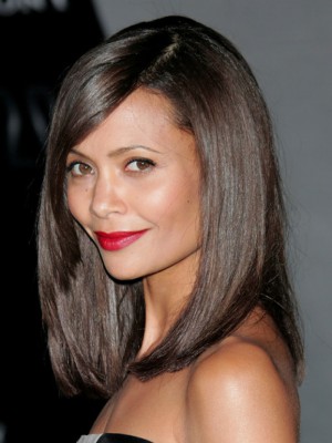 Zauberhafte Gerade Spitzefront Kunsthaar Perücke