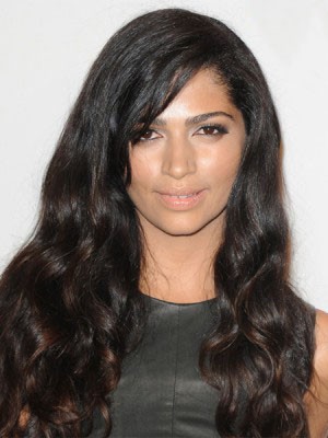 Populärste Wellig Kappenlos Kunsthaar Perücke