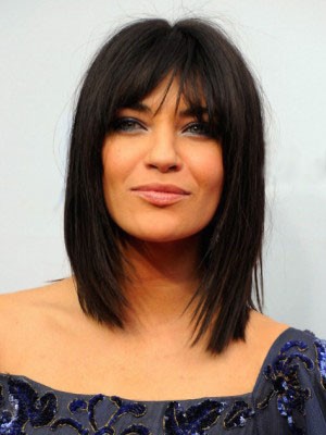 Elegante Gerade Kappenlos Echthaar Perücke