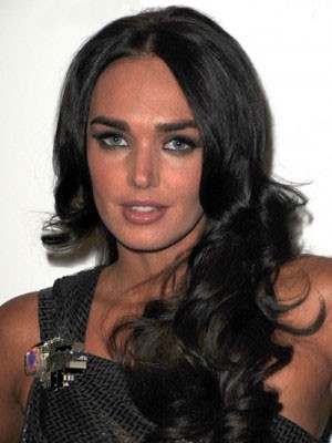 Tolle Wellig Kunsthaar Lace Perücke