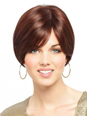 Synthetisch Vollspitze Bob Perücke