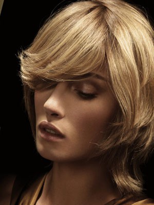 Scharmante Gerade Kappenlos Braziliänische Remy Echthaar Perücke