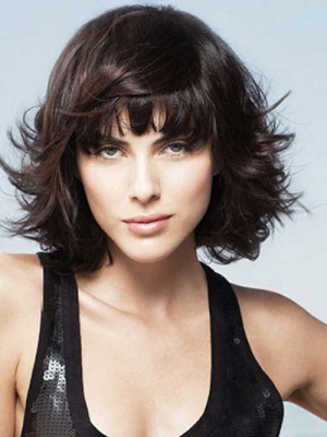 WunderbarWellig Kappenlos Echthaar Perücke