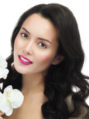 Lange Welle Modern Echthaar Vollspitze Perücke