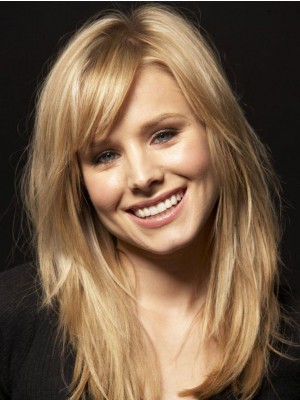 Moderne Spitzefront Frisur Echthaar Perücken 