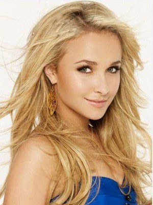 Zauberhafte Gerade Lang Spitzefront Echthaar Perücke