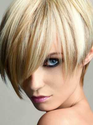 Eindruckvolle Gerade Vollspitze Echthaar Perücke