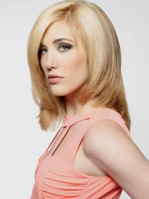 Wundervolle Gerade Spitzefront Braziliänische Remy Echthaar Perücke