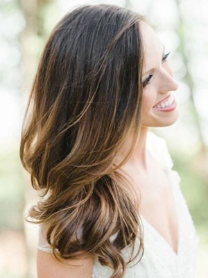 Prima Echthaar Wellig Spitzefront Perücke