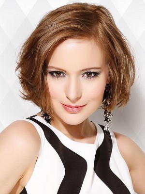 Zauberhaft Gerade Spitzefront Kunsthaar Perücke