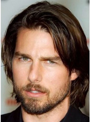 Populäre Gerade Kunsthaar Spitzefront Perücke