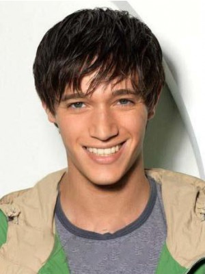 Wundervolle Gerade Kunsthaar Kappenlos Perücke