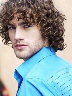 Anbetungswürdige Kunsthaar Wellig Kappenlos Perücke