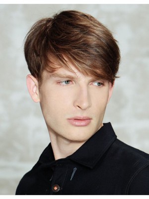 Populär Gerade Spitzefront Kunsthaar Perücke