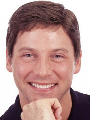 Cool Synthetisch Kappenlos Perücke Für Mann