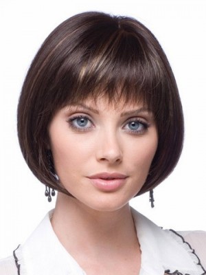 Erin Kurze Bob Synthetische Perücke