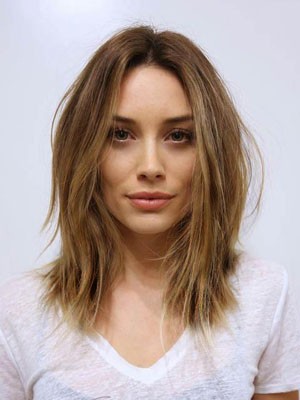 Sagenhafte Gerade Spitzefront Kunsthaar Perücke