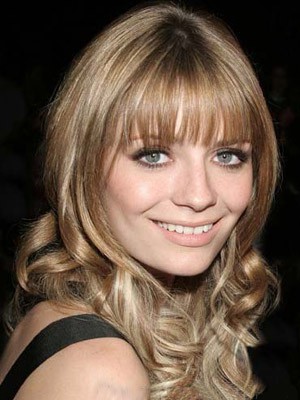 Großartige Wellig Kappenlose Synthetik Perücke