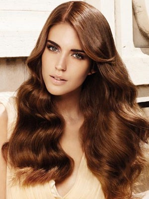 Moderne Wellig Spitzefront Kunsthaar Perücke