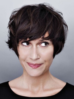 Prima Gerade Kappenlos Kunsthaar Perücke